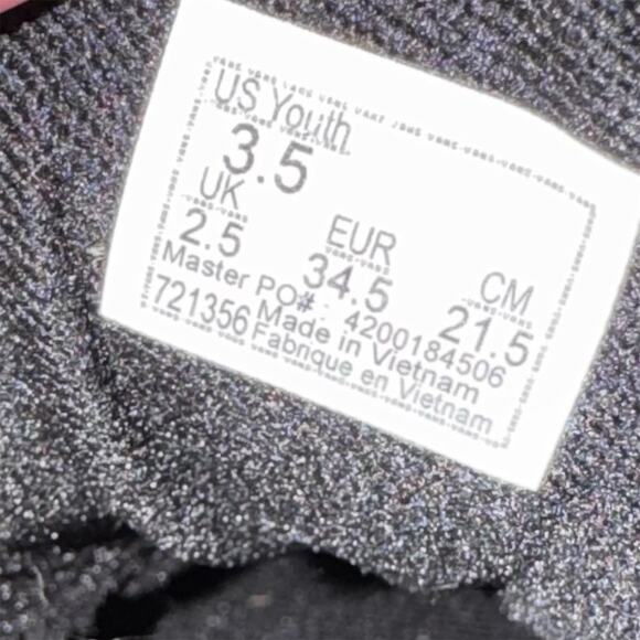 201. Vans Youth Size 3.5 Sneakers – Pizza Print Checkered - Picture 5 of 7